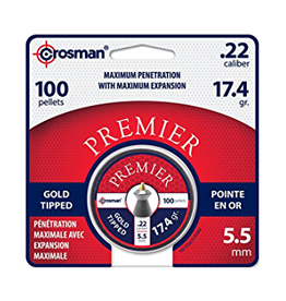 Crosman Crosman .22 cal 17.4gr Gold Tipped Pellets 100ct. (GTP22)
