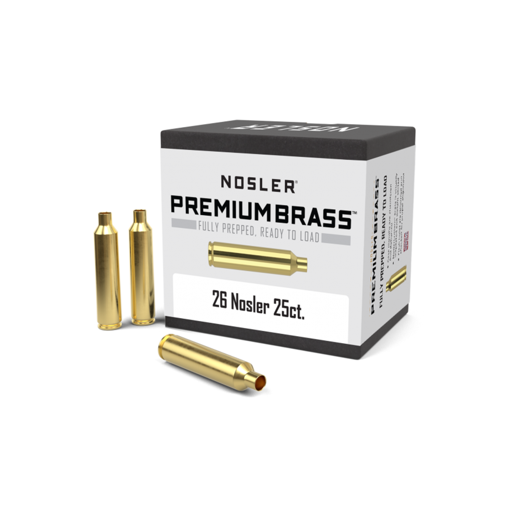Nosler Nosler Custom Brass 26 Nosler 25ct. (10140)