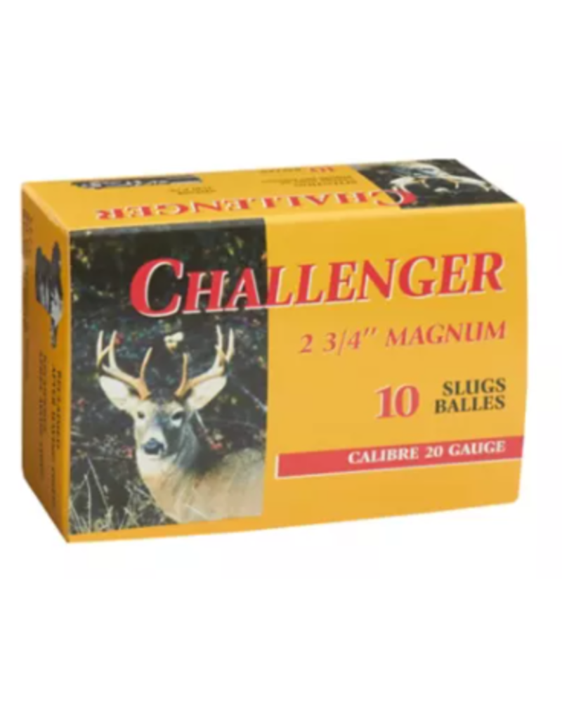 Challenger Challenger 20ga 2 3/4" Slugs 10rd (00300)