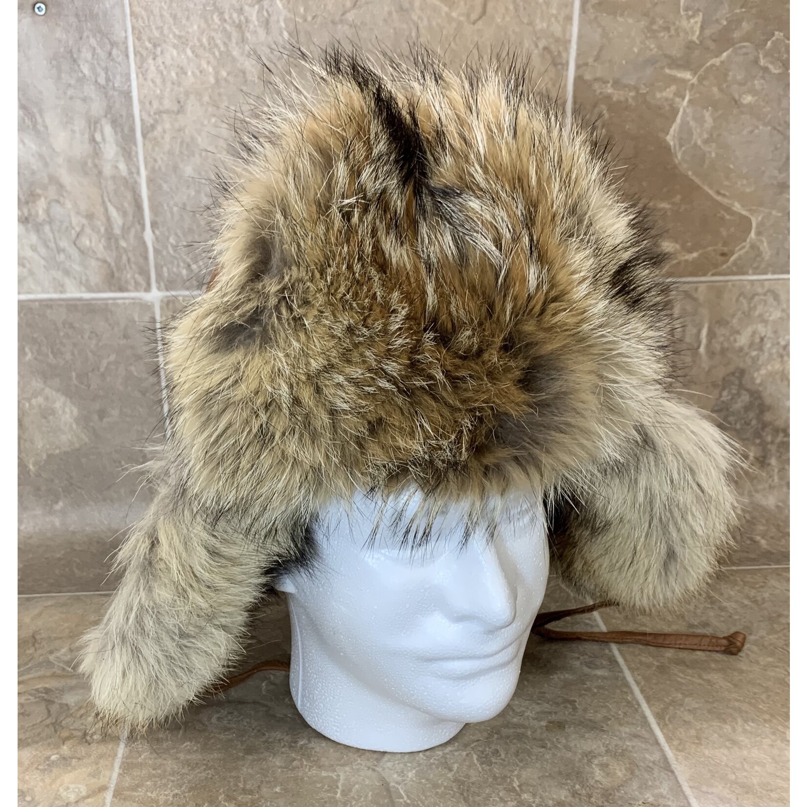 Shekman Trapper Hat Coyote/leather