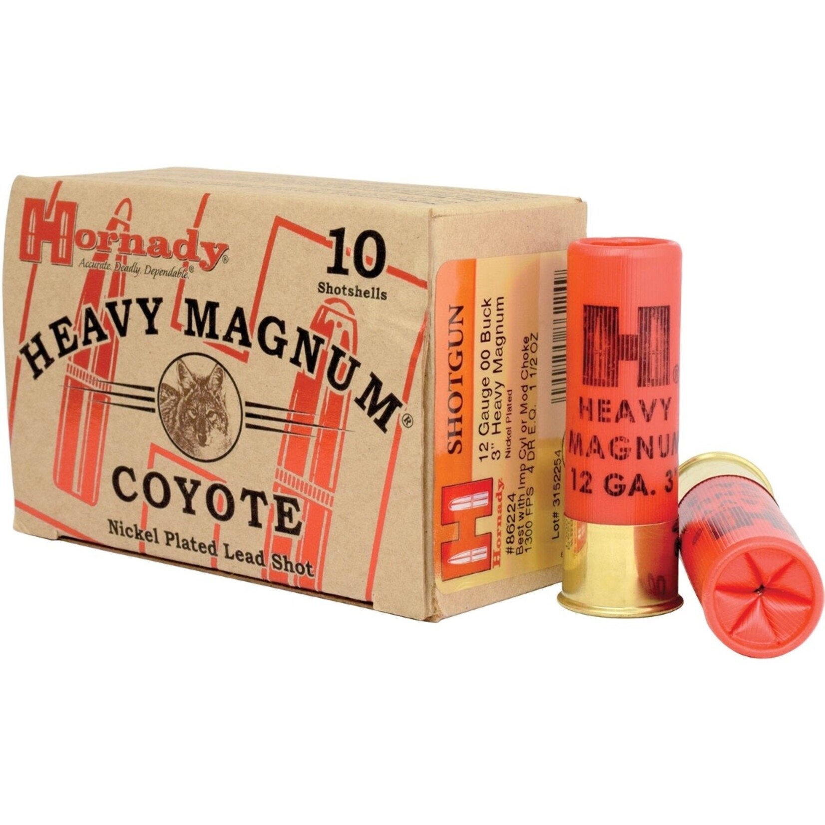 Hornady Hornady 12ga 3" Buckshot 10rds (86224)