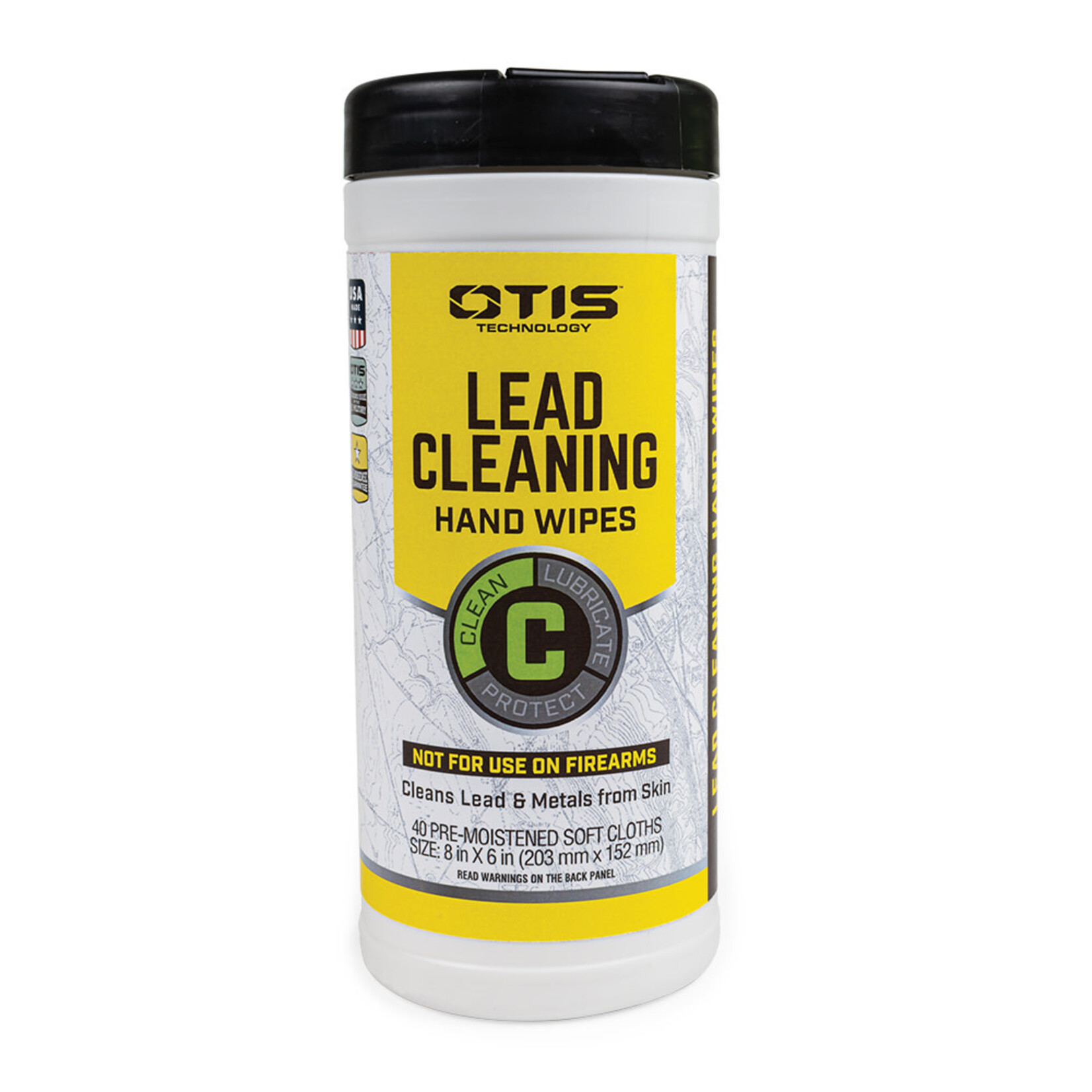 Otis OTIS Lead Cleaning Hand Wipes, 40ct. 8x6" (FG40CLRW)