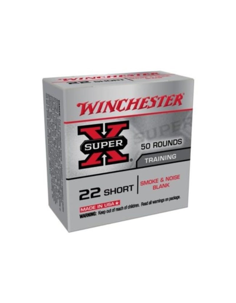 Winchester Winchester 22 Short Smoke & Noise Blanks 50rds (X22SBW)