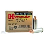 Hornady Hornady Critical Defense 38 Spl +P 110gr FTX 25rds (90311)