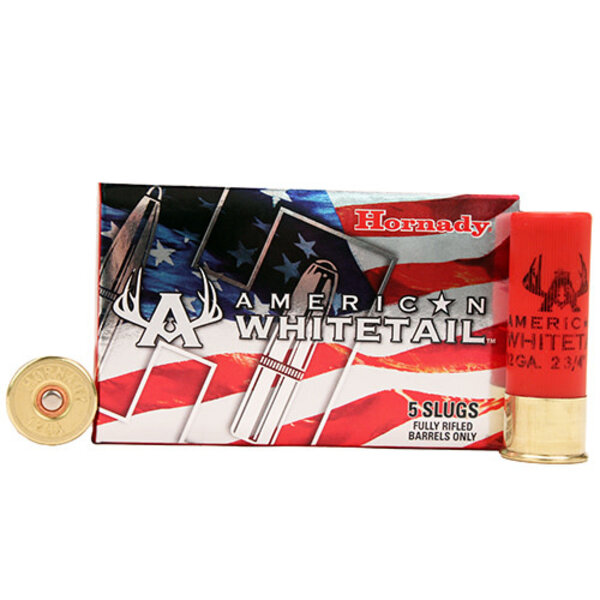 Hornady American Whitetail 12ga 2 3/4" 1oz Rifled Slug (86234) — Eagle Firearms