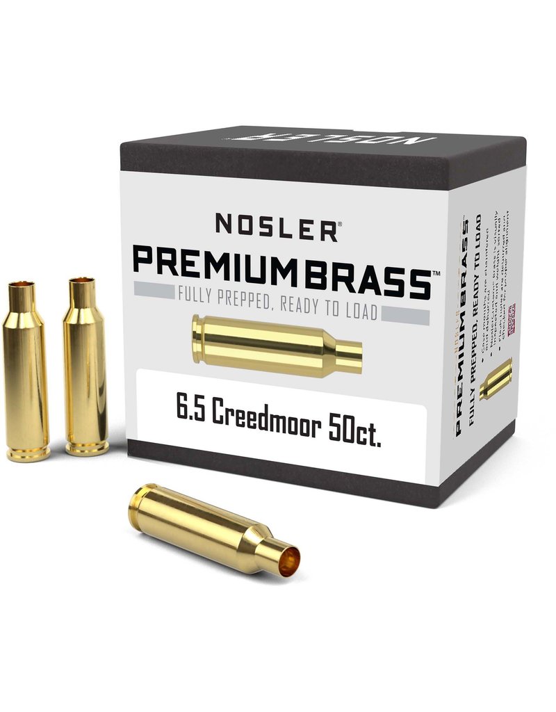 Nosler Nosler 6.5 Creedmoor Unprimed Brass 50ct. (44824)
