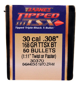 Barnes Barnes .308 dia. 30 Cal. 168gr TTSX BT 50ct. (30370)