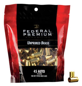 Federal Federal 45 Auto Unprimed Brass 100ct. (P45UPB100)