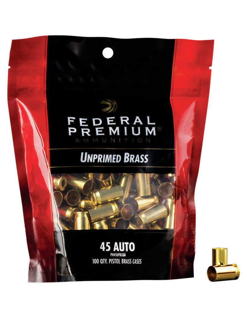 Federal Federal 45 Auto Unprimed Brass 100ct. (P45UPB100)