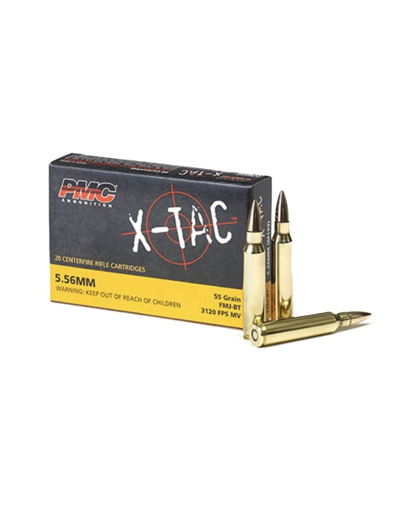 PMC PMC 5.56x45 55gr FMJ BT 20rds (PMC556X)
