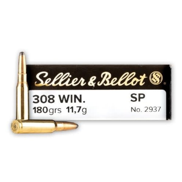Sellier & Bellot 308 Win 180gr SP (331430) — Eagle Firearms