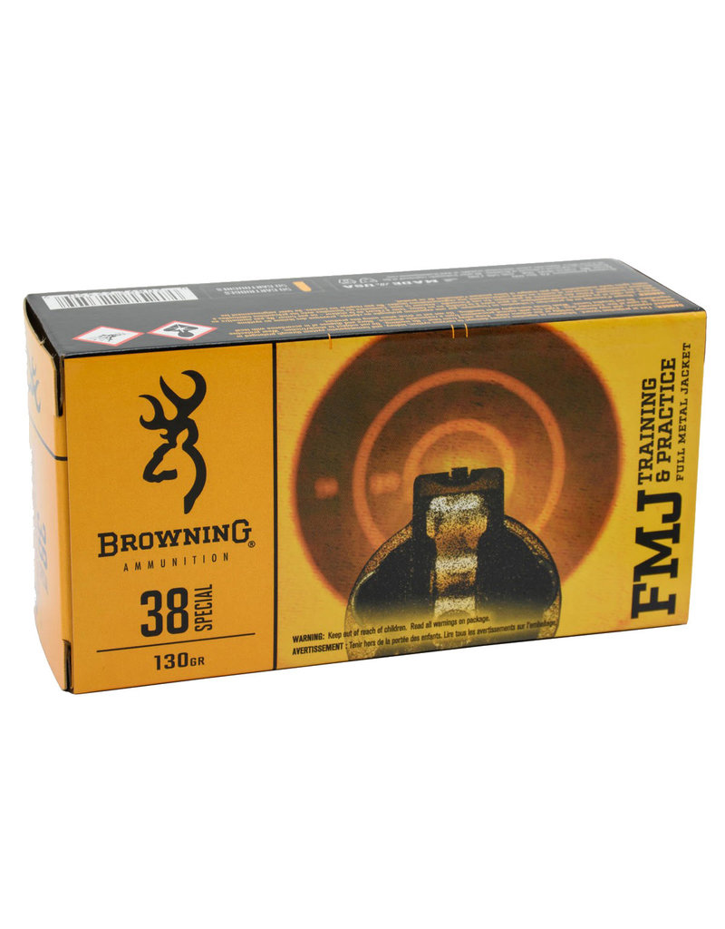 Browning Browning 38 Special 130gr FMJ 50rds (B191800382)
