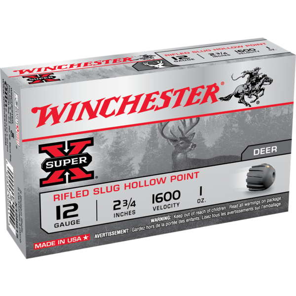 Winchester 12ga 2.75", 1oz Slug 5rd (X12RS15) — Eagle Firearms