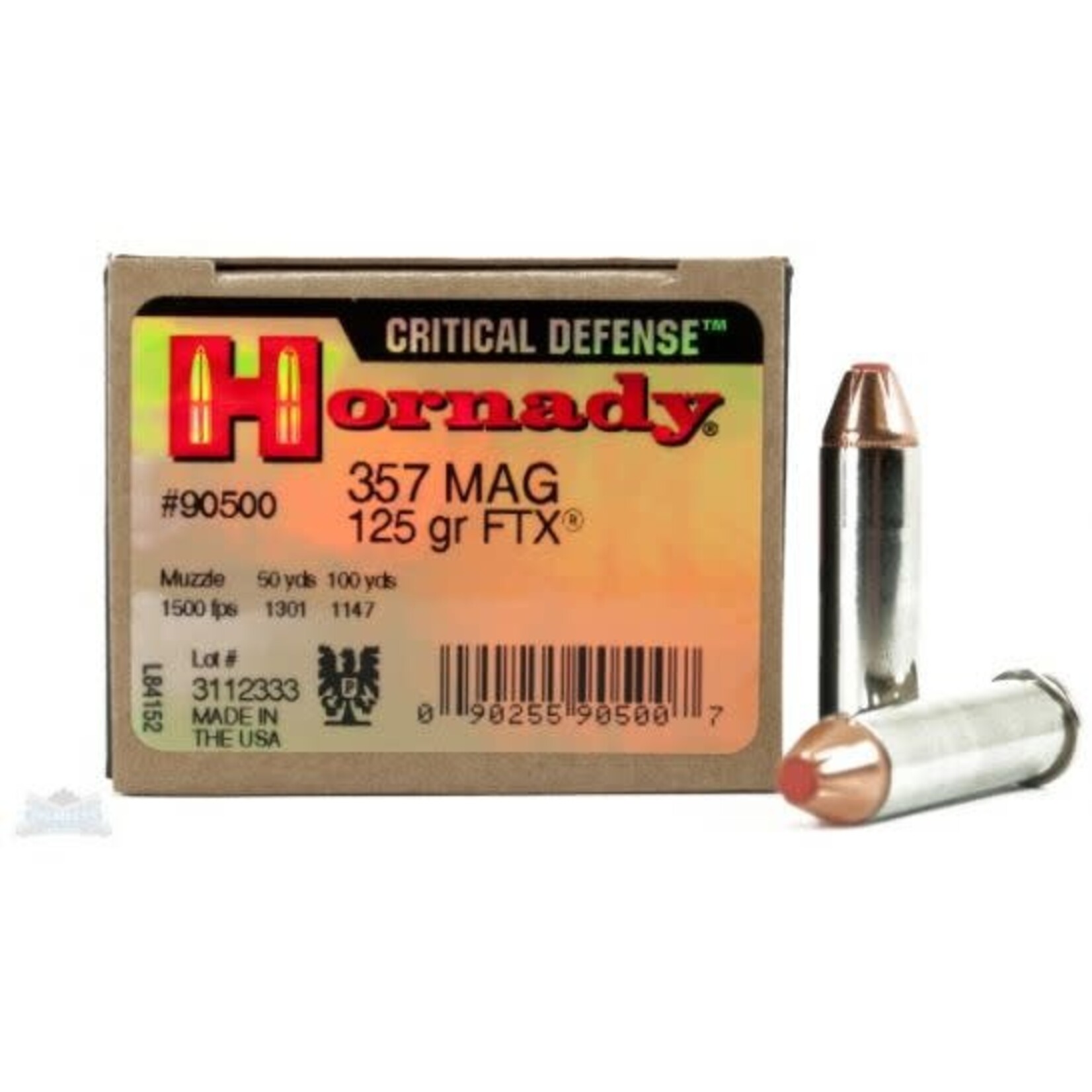 Hornady Hornady Critical Defense 357 Mag 125gr FTX 25rds (90500)