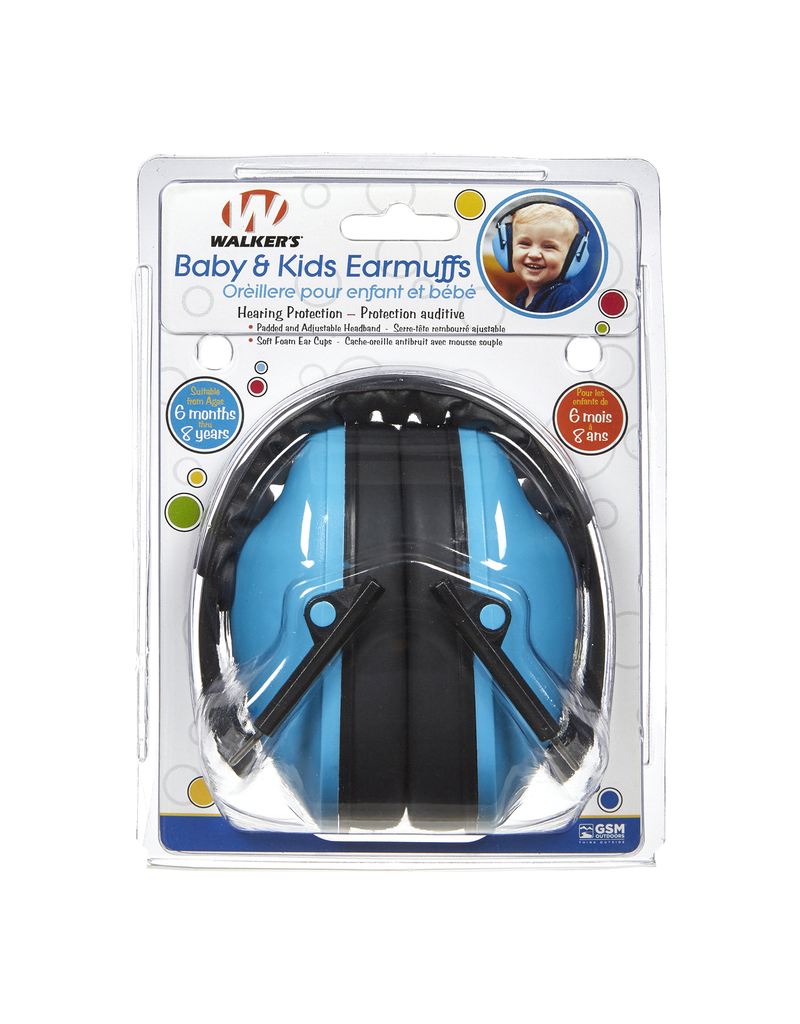 Walkers Baby & Kids Earmuffs Blue Eagle Firearms Ltd