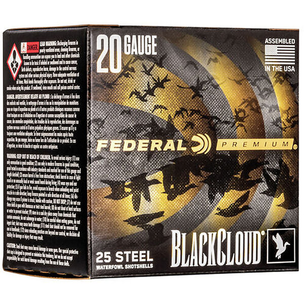 Federal Black Cloud 20ga 3" 1oz #2 Steel (PWBX2092) — Eagle Firearms