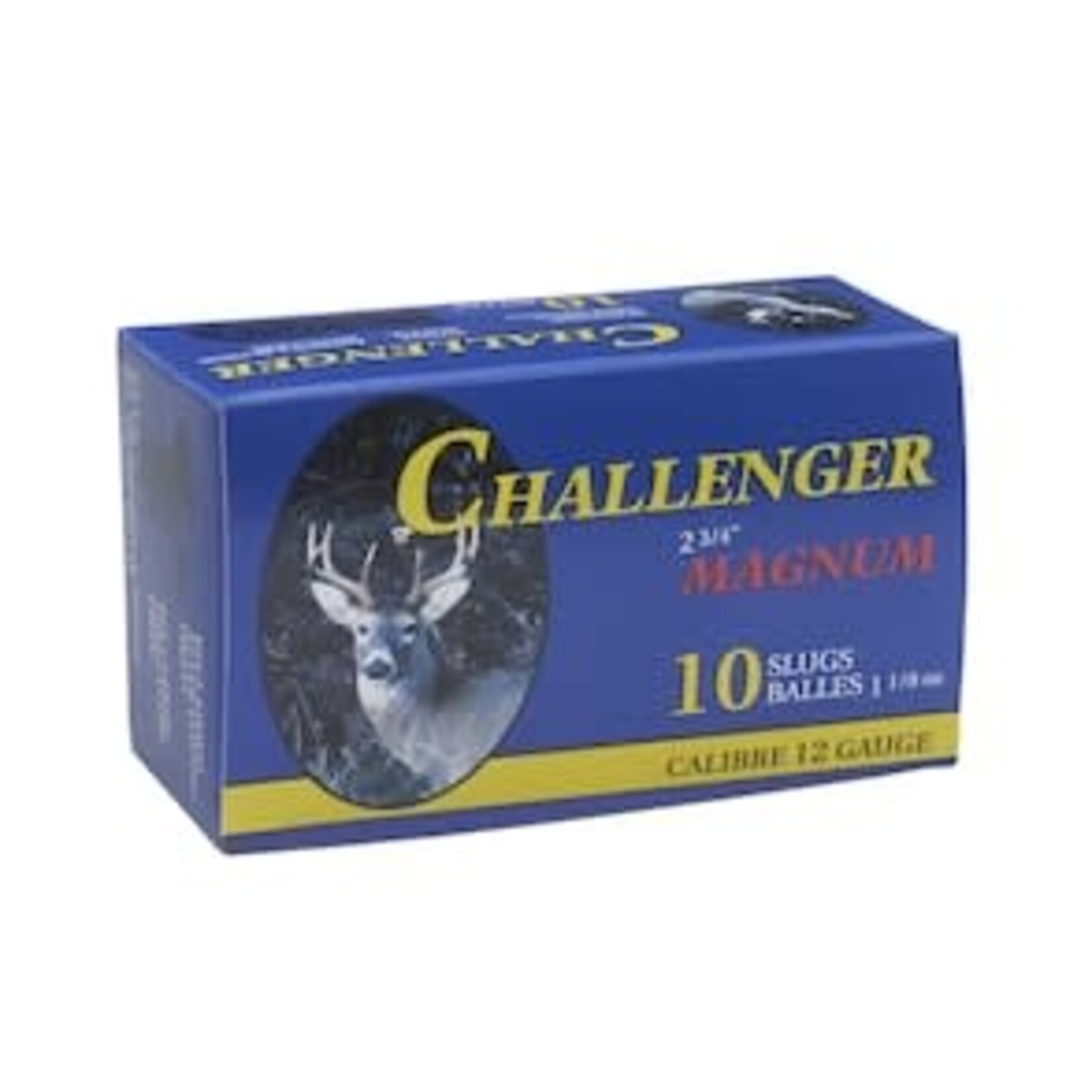 Challenger Challenger 12ga 2 3/4", 1 1/8oz Rifled Slug 10rds (00200)