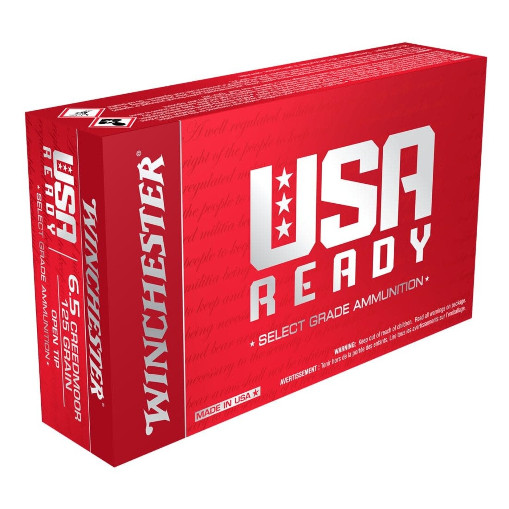 Winchester Winchester USA Ready 6.5 Creedmoor 140gr Open Tip (RED65140)