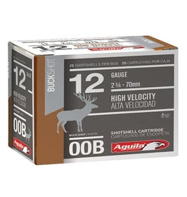 Aguila Aguila 12ga 2 3/4" 00 Buckshot 25rds (1CHB1320)