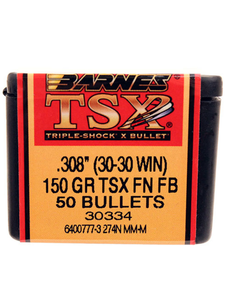 Barnes Barnes .308 dia.  30-30Win 150gr TSX FN FB 50ct (30334)