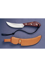 Grohmann Knives Grohmann Short Blade Skinner w/Rosewood Handle & Leather Sheath (R103S)