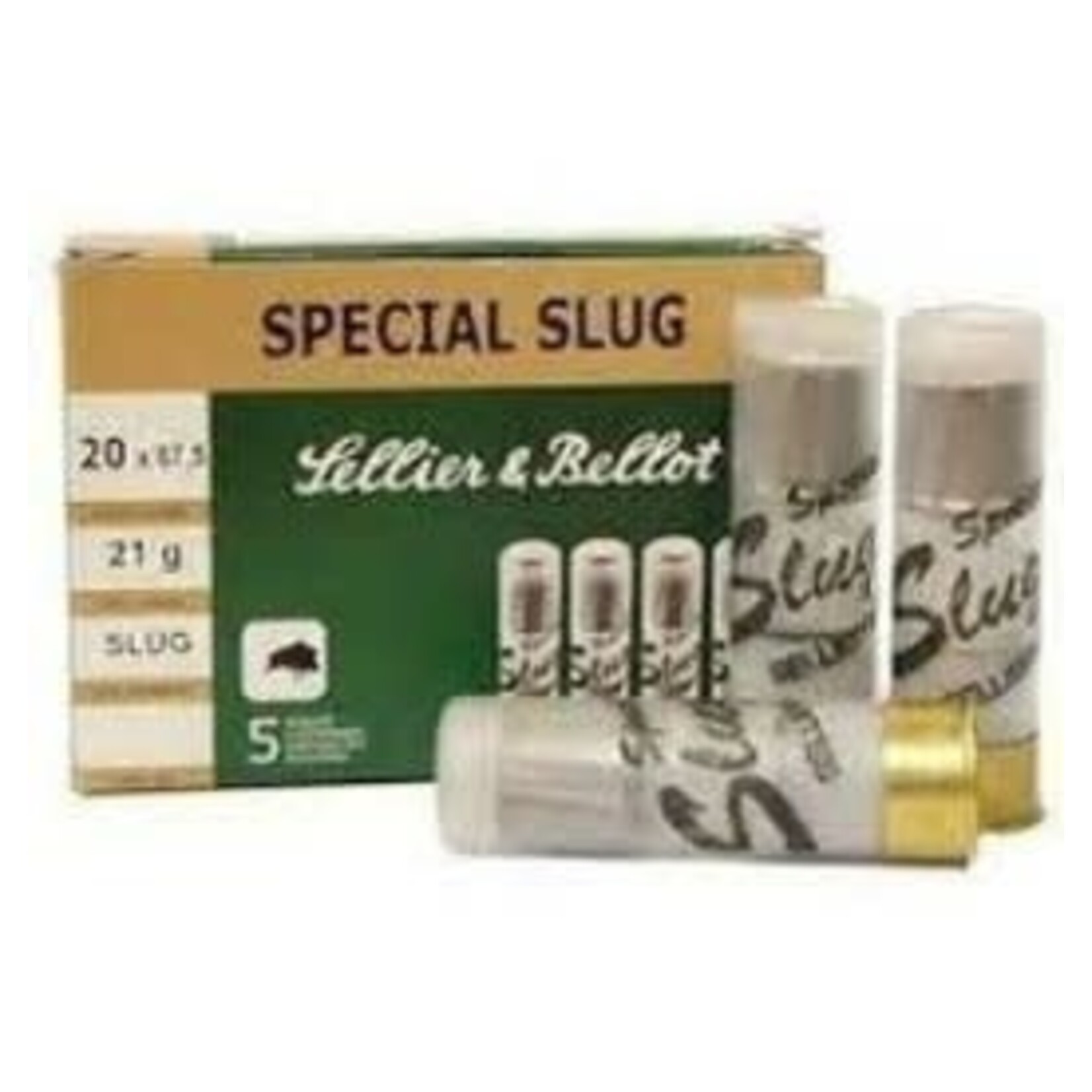 Sellier & Bellot Sellier & Bellot 12GA Slugs 2.75" 1oz 5rnds (V051940)