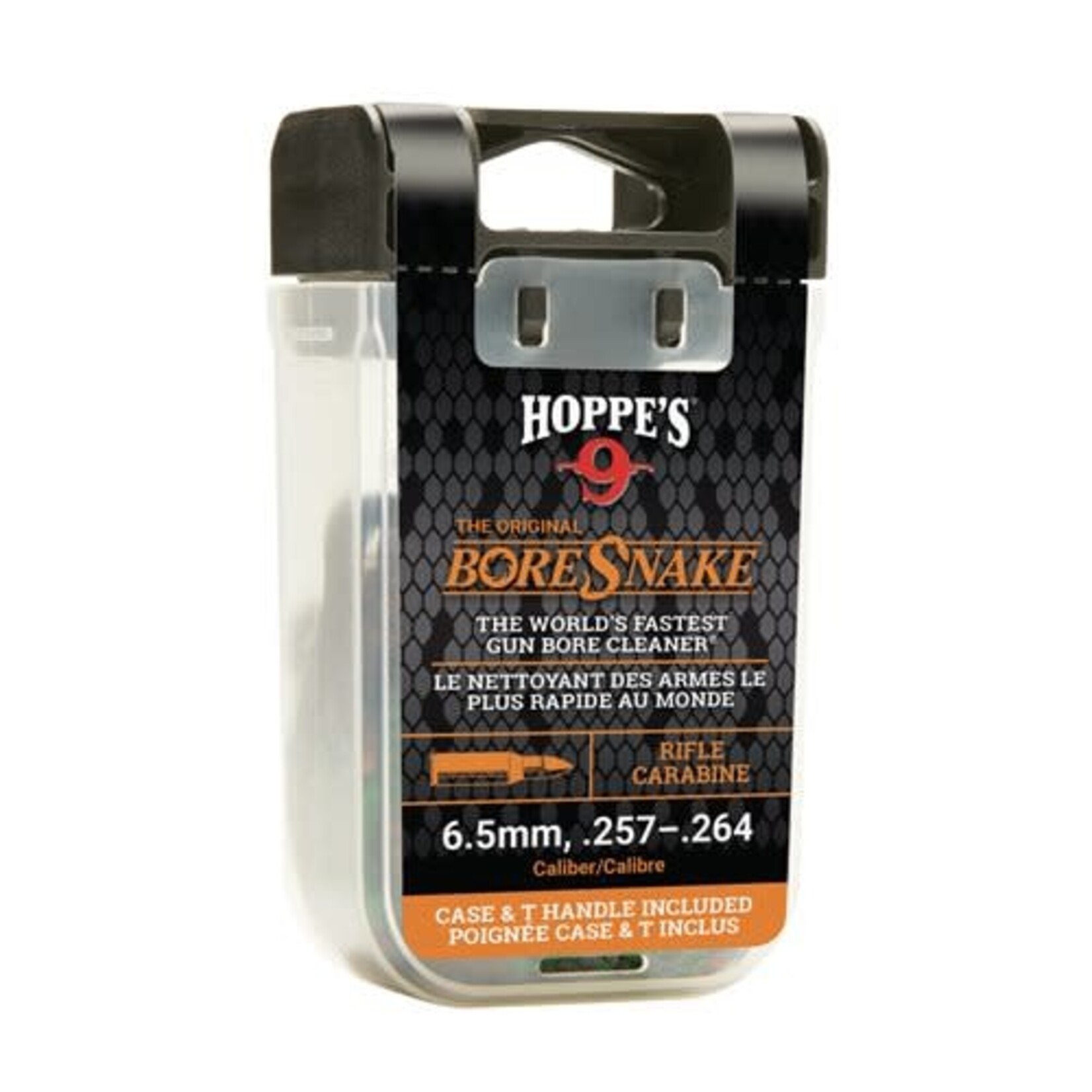 Hoppes No. 9 Hoppe's Boresnake 257/264/6.5mm cal. Rifle w/ Den (24013D)