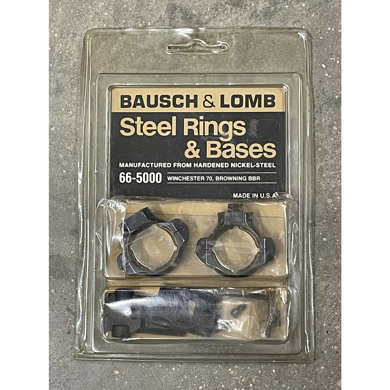 Bausch & Lomb Steel Win 70, Browning BBR Rings & Bases