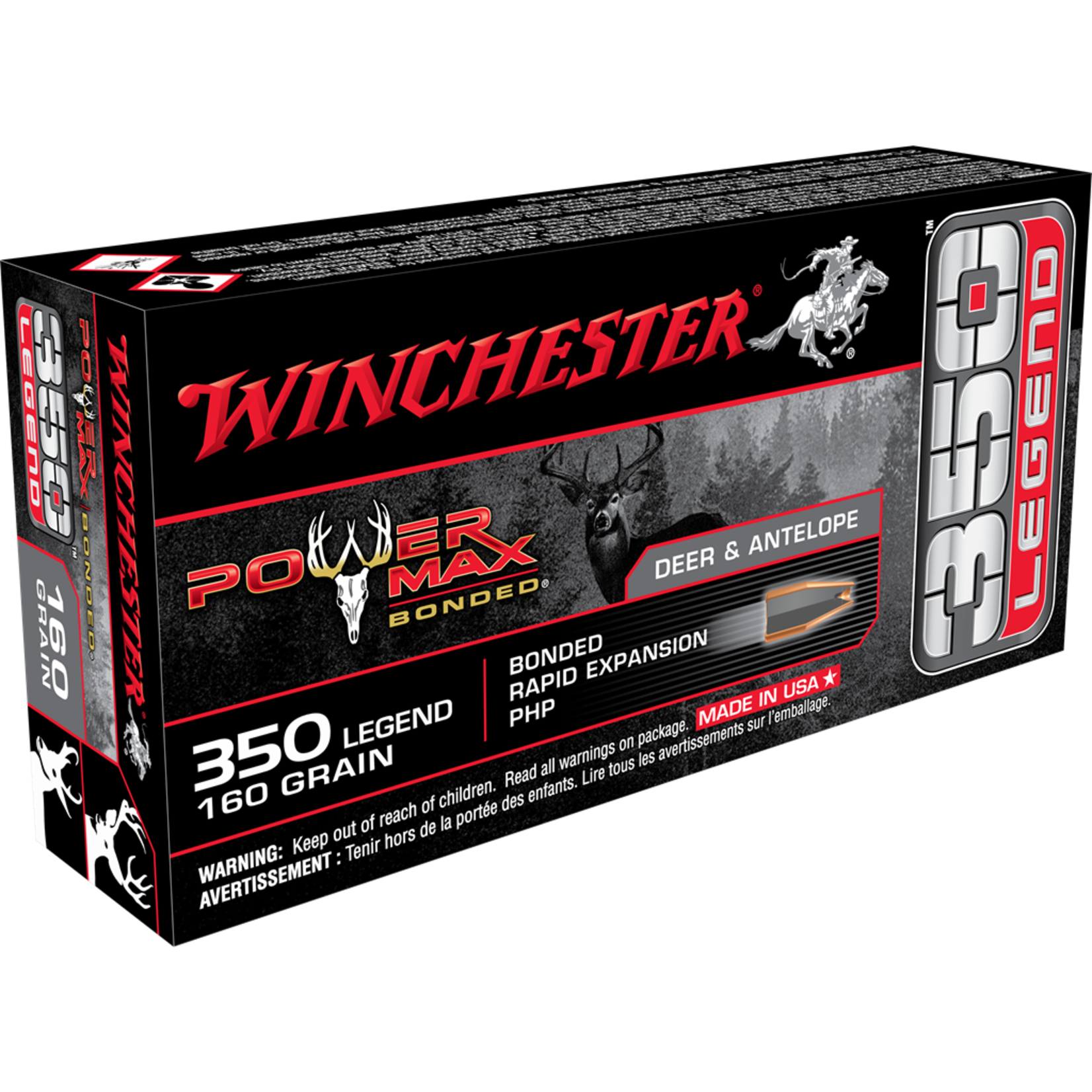 Winchester Winchester 350 Legend 160gr Power Max Bonded (X3501BP)