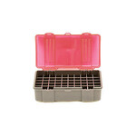 Plano Plano  pistol ammo case Clear Red/Smoke 41 mag, 44 mag,45 LC cal  (122650)