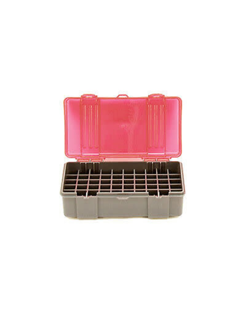 Plano Plano  pistol ammo case Clear Red/Smoke 41 mag, 44 mag,45 LC cal  (122650)