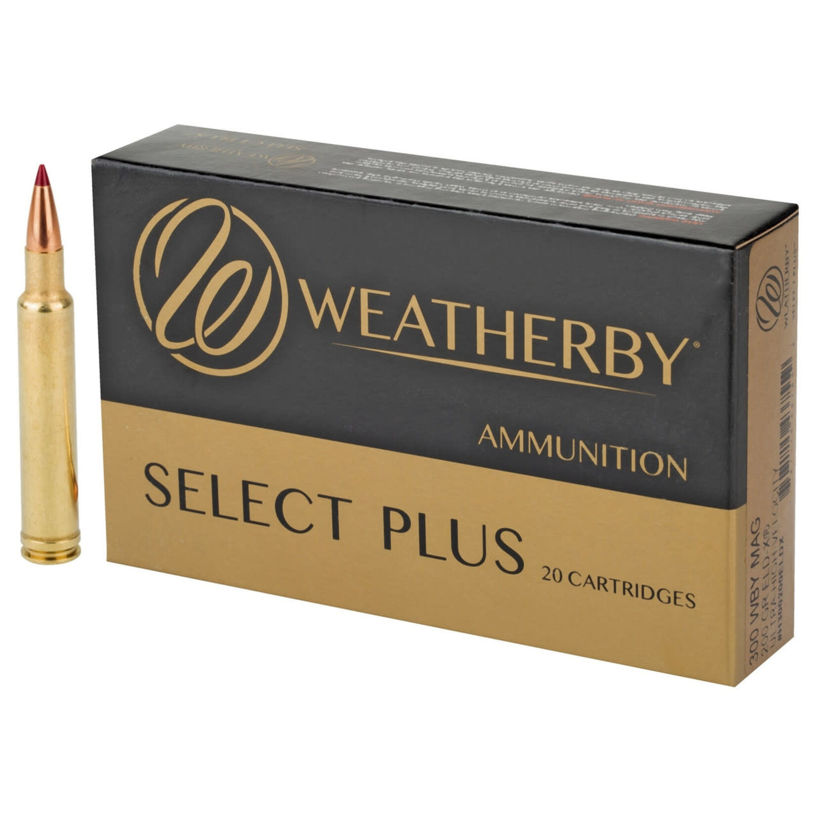 Weatherby Weatherby Select Plus 300 Wby Mag 200gr ELD-X (H300200ELDX)
