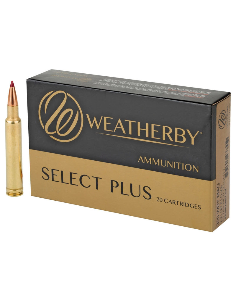 Weatherby Weatherby Select Plus 300 Wby Mag 200gr ELD-X (H300200ELDX)