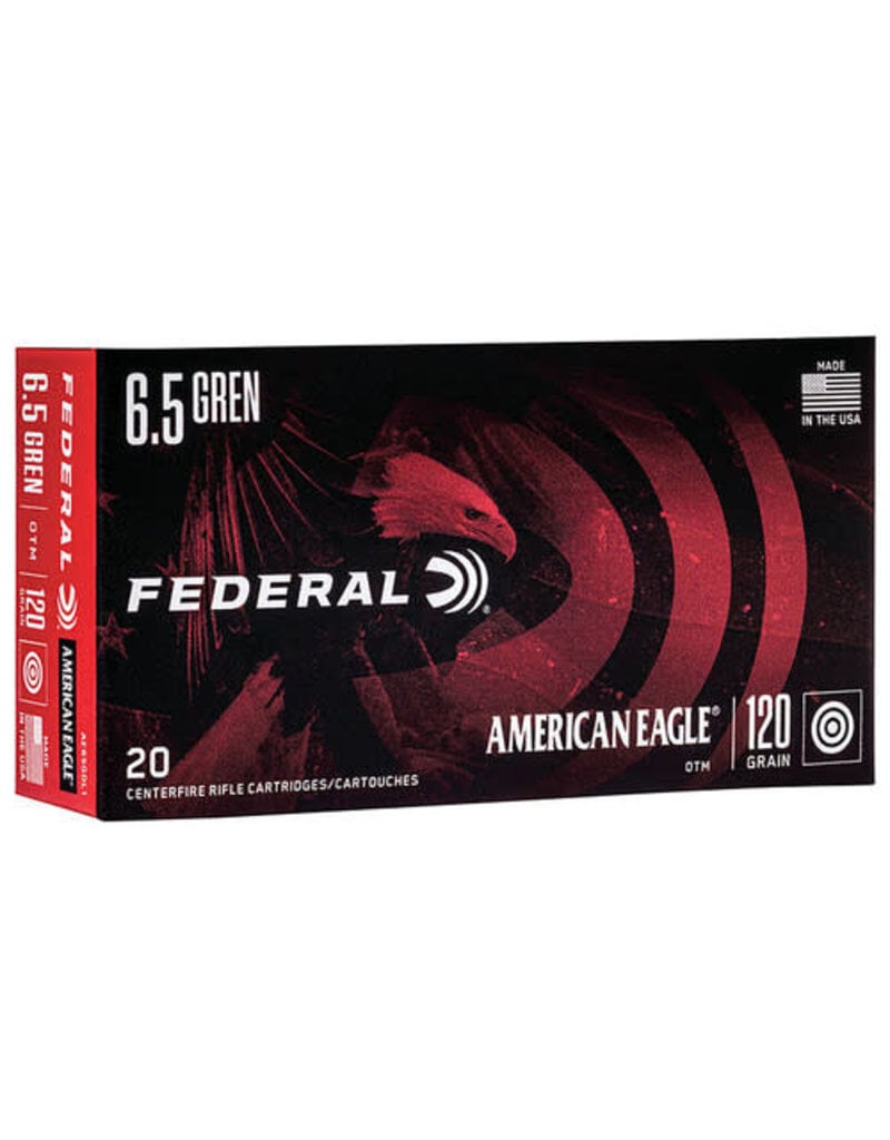 Federal Federal American Eagle 6.5 Creedmoor 120gr TMJ (AE65CRD3)