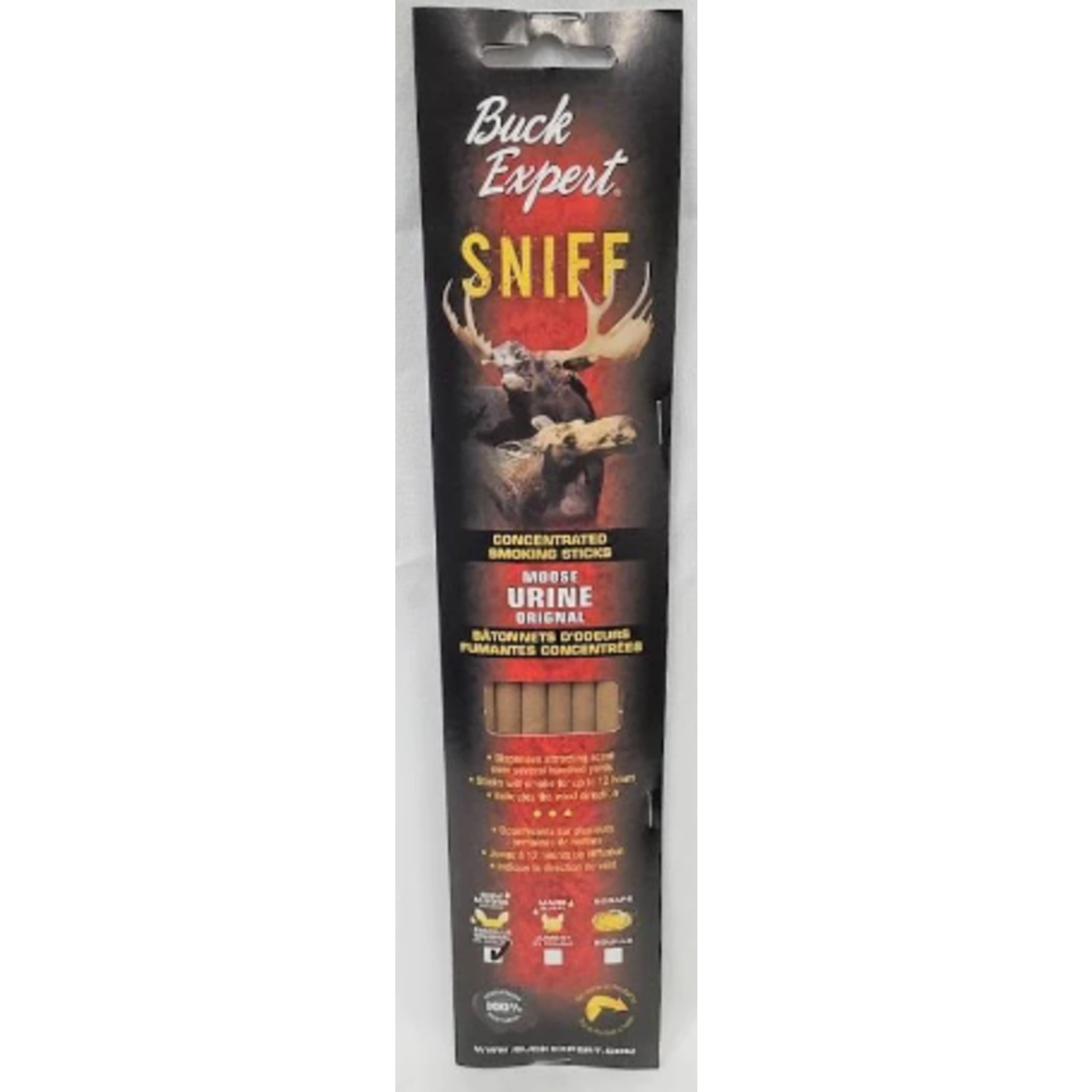 Buck Expert Buck Expert Smoking Sticks Moose Cow-In-Heat (01CS)