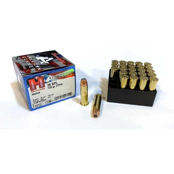 Hornady American Gunner 38 Special 125gr XTP 25rds. (90324) — Eagle Firearms