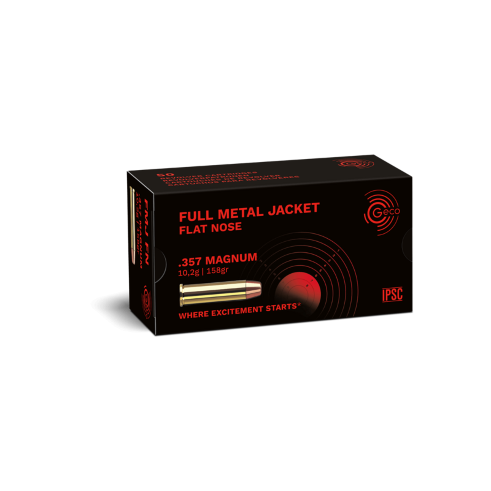 Geco Geco 357 Mag 158gr FMJ FN 50rds (2317720)