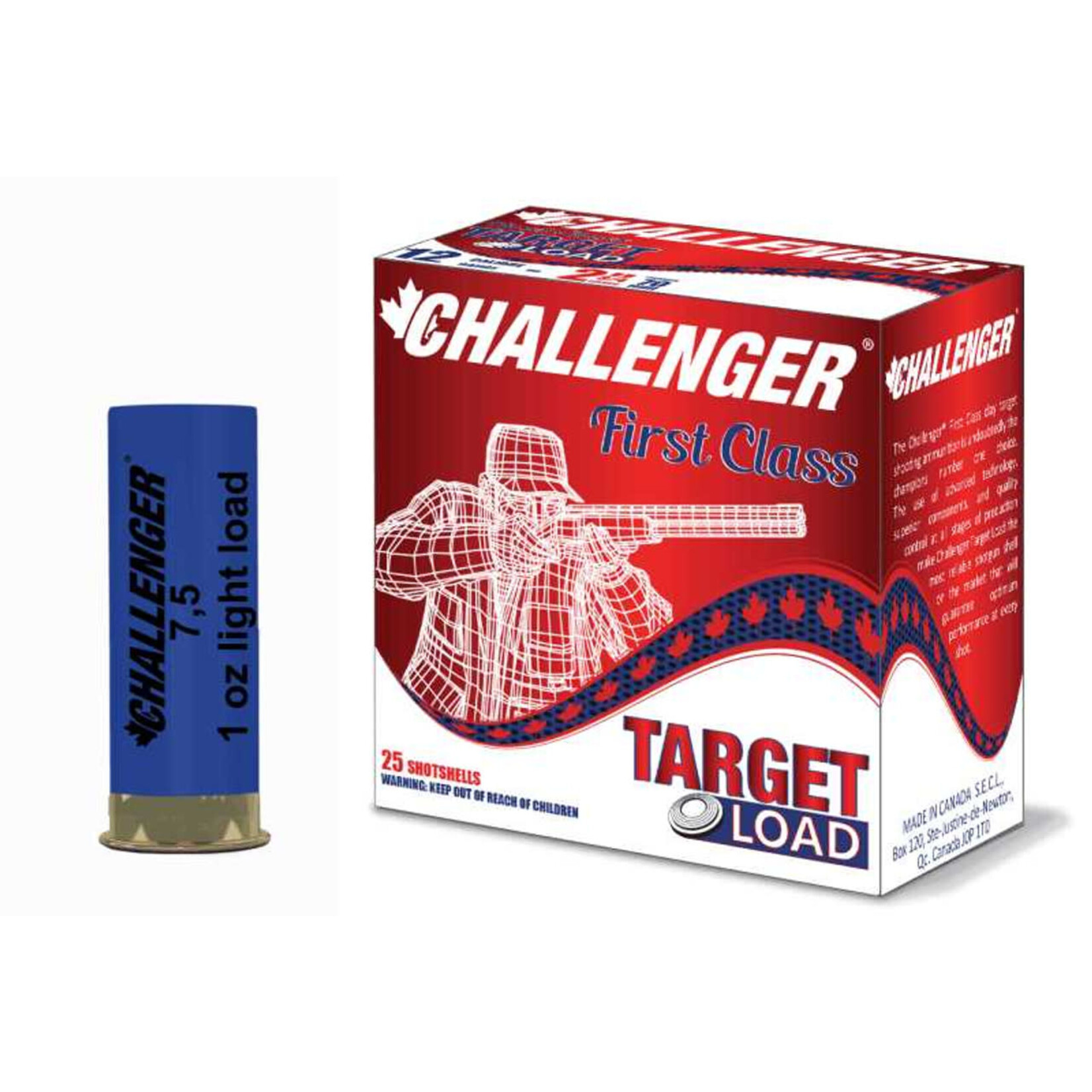 Challenger Challenger Target 12ga 2.75" 7/8oz #7.5 1400fps (40057)