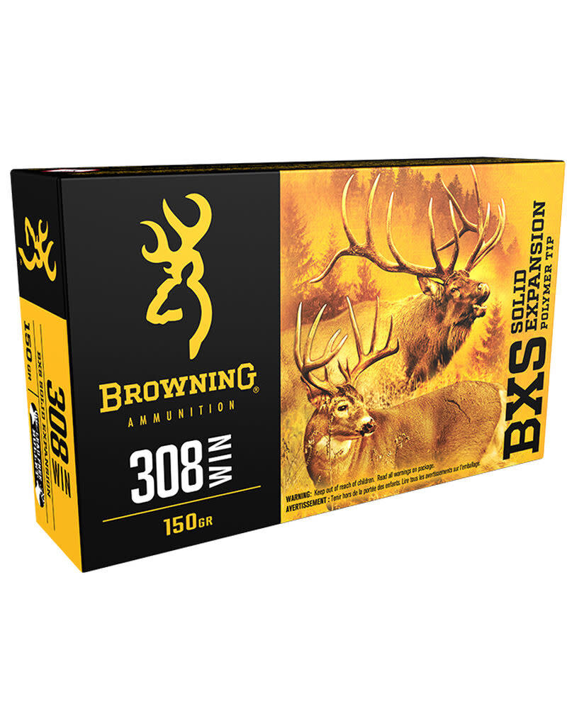 Browning Browning 308 Win 150gr BXS Solid Expansion (B192403081)