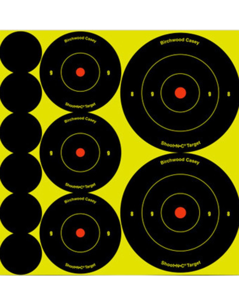 Birchwood Casey Shoot-N-C Round Assortment Target Pack 1", 2", 3" (34608)