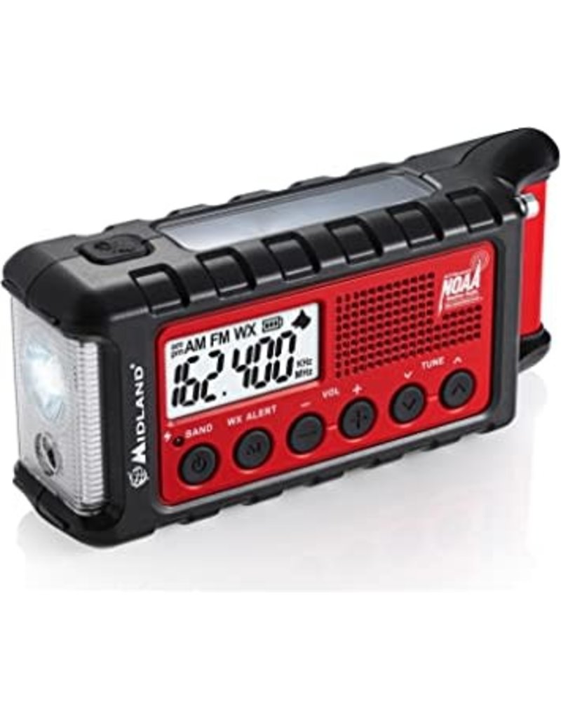 Midland Midland Emergency Crank Radio, Power Bank, Flashlight, and Weather Alert (ER310)