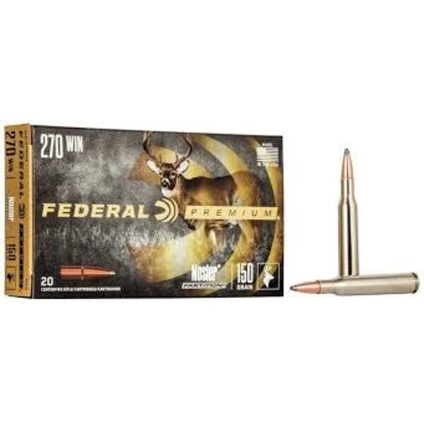 Federal Premium 270 Win 150gr Nosler Partition (P270E) — Eagle Firearms