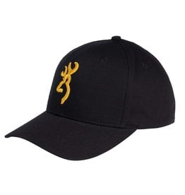 Browning Browning Cap Black w/ Gold Logo (380958991)