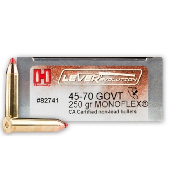 Hornady Leverevolution 45-70 Gov't. 250gr Monoflex (82741) — Eagle Firearms