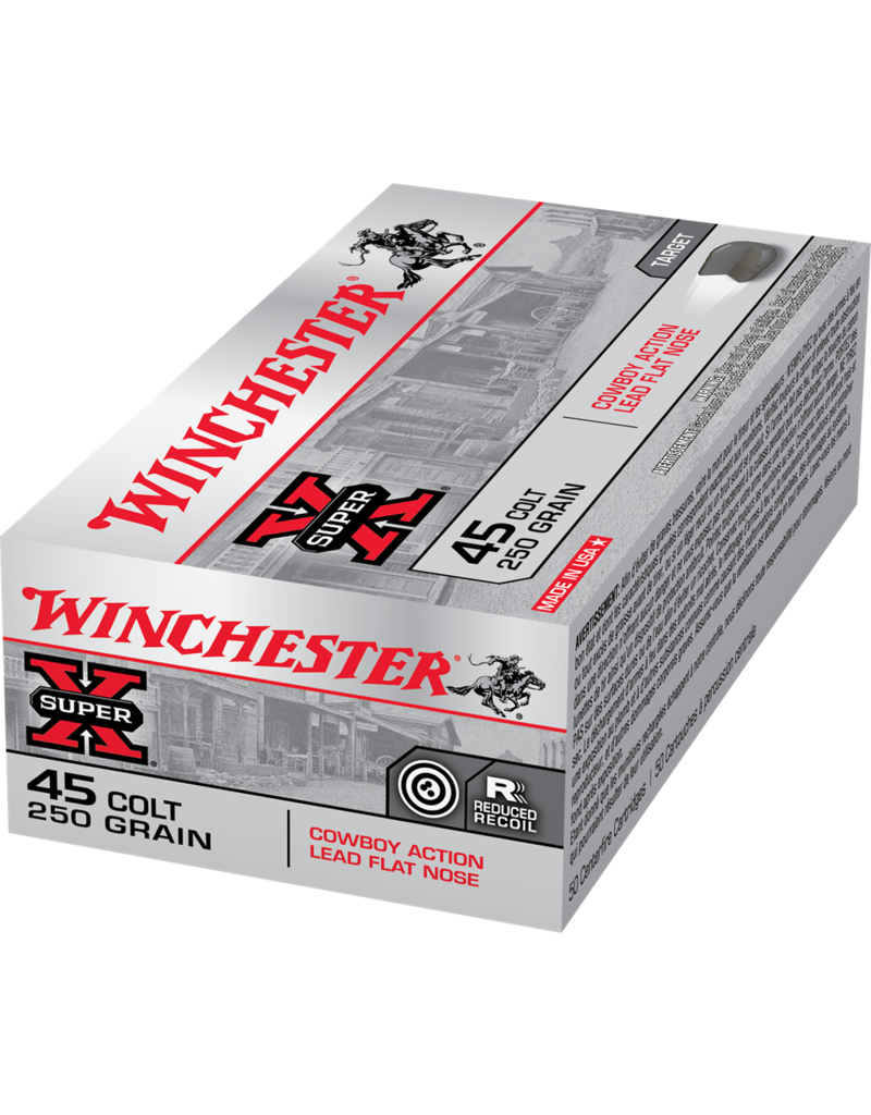 Winchester Winchester 45 Colt 250gr LFN Cowboy Action 50rds (USA45CB)