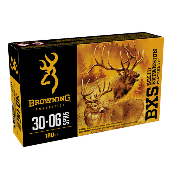 Browning 30-06 Sprg. 180gr BXS Solid (B192430061) — Eagle Firearms