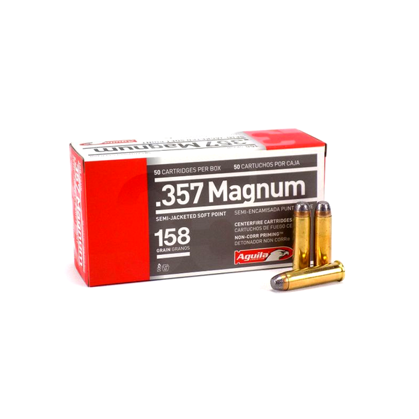 Aguila 357 Mag 158gr SJSP 50rds (1E572823) — Eagle Firearms