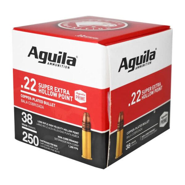 Aguila 22LR 38gr CPHP 500rds (1B221118) — Eagle Firearms