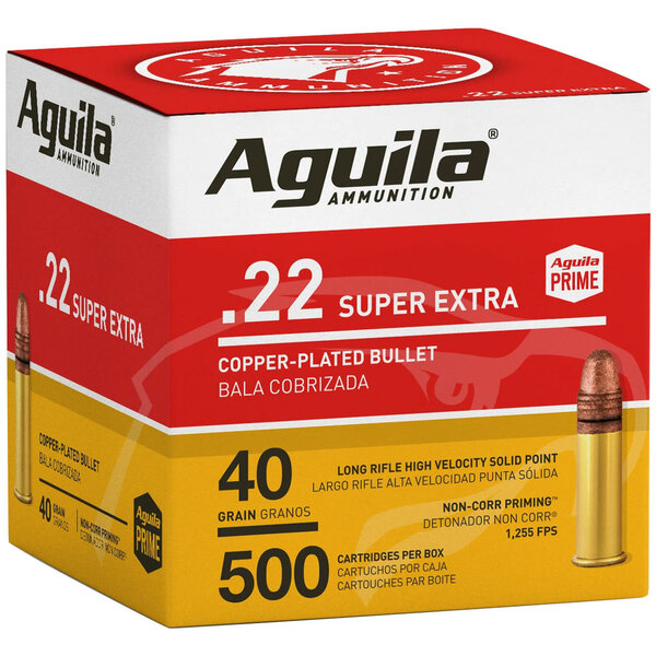 Aguila 22LR 40gr CPRN 500rds (1B221115) — Eagle Firearms