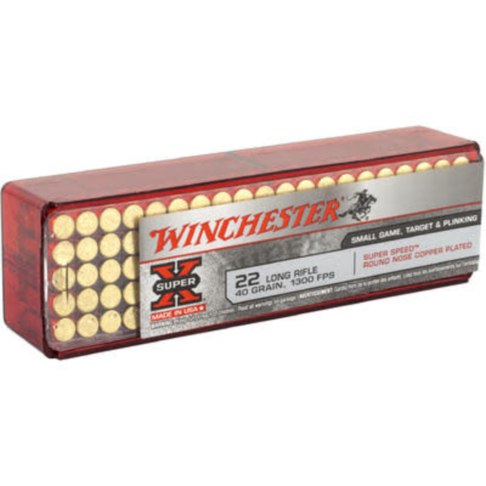 Winchester Winchester Super Speed 22LR 40gr RN CP 100rds (X22LRSS1)